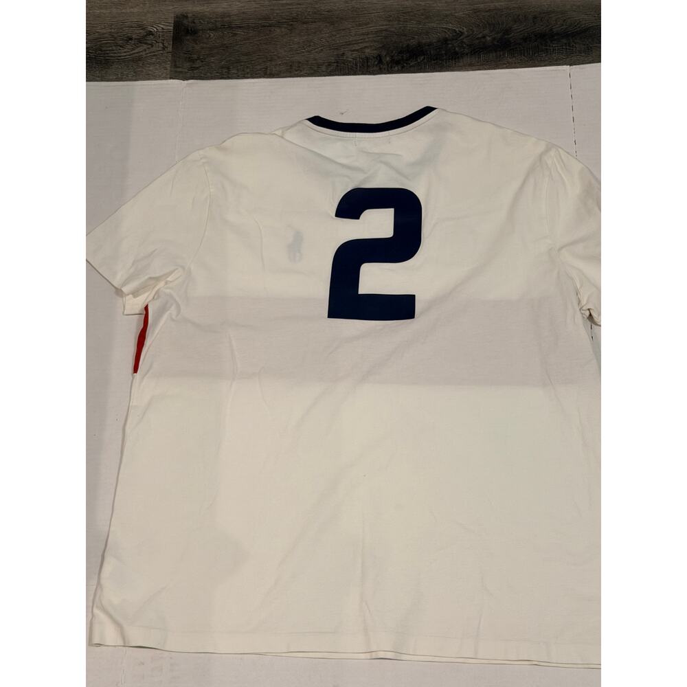 Polo Ralph Lauren Team USA T Shirt Mens XL White Big Pony Graphic Olympic - Picture 6 of 7